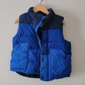 GAP Baby Gap Puffer Blue Vest  2T